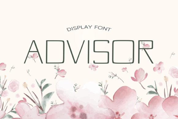 Advisor Font for Bold Editorial Design