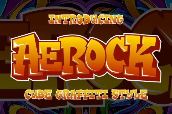 Aerock Bold Display Font for Digital Brand Impact