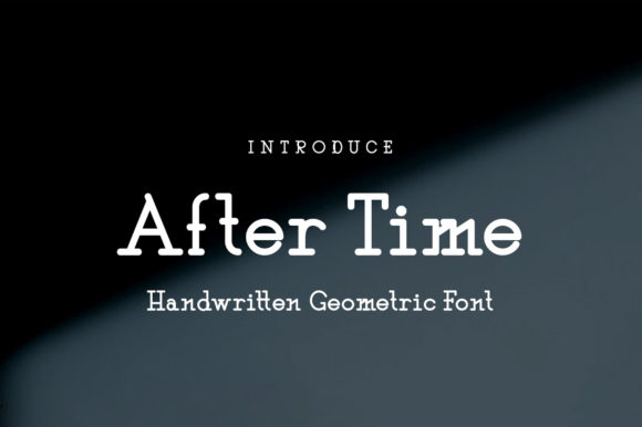 After Time: A Modern Display Font for Impactful Branding
