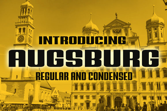 Augsburg Display Font for Bold Branding Projects