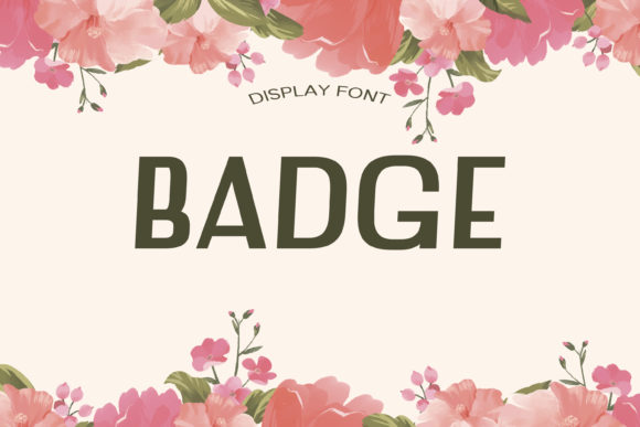 Badge Font for Handmade Branding and Creative Projects