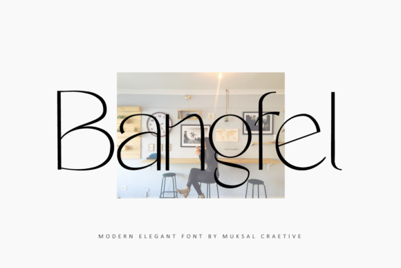 Bangfel: The Modern Display Font for Polished Branding