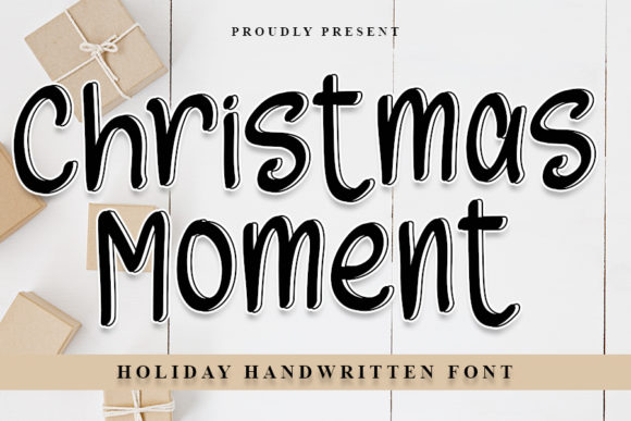 Christmas Moments Font for Festive Handmade Creations