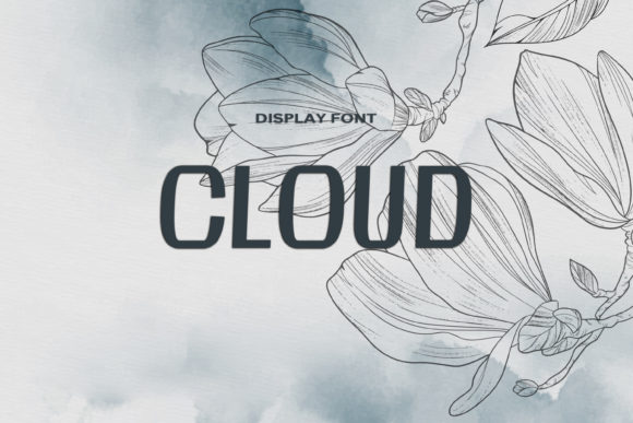 Cloud Display Font for Modern Web Design