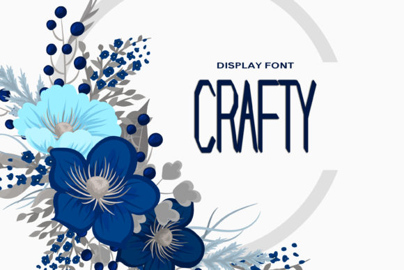 Crafty: A Futuristic Display Font for Modern Editorial Design