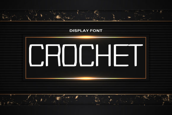 Crochet Display Font for Modern Web Design