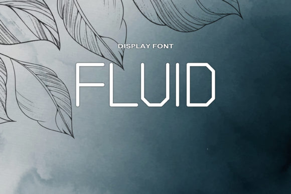 Fluid Font for Modern Branding and Eye-Catching Design