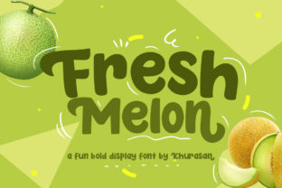 Fresh Melon Font for Creative Makers and Handmade Projects