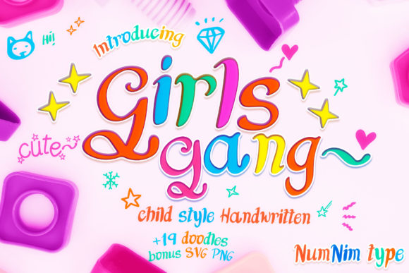 Girls Gang Font for Eye-Catching Digital Designs