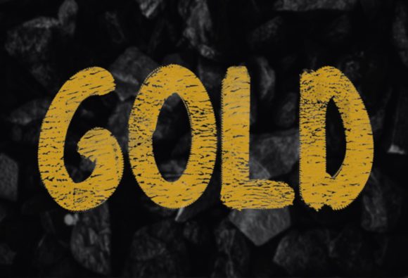 Gold Font for Handmade Creations and Bold Branding