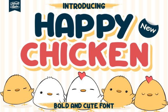 Happy Chicken Font for Branding and Design Projects