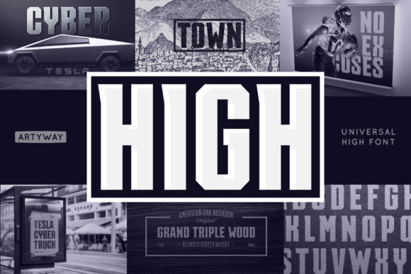 High: A Display Font That Elevates Every Editorial Project