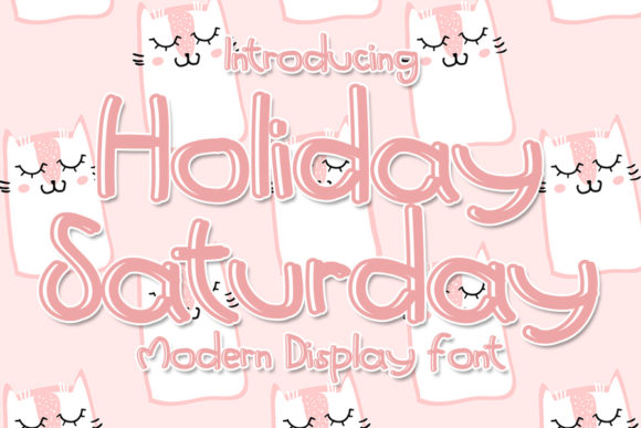 Holiday Saturday Font for Modern Branding and Playful Design