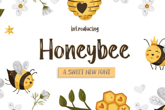 Honeybee Font: A Stylish Display Type for Creative Projects
