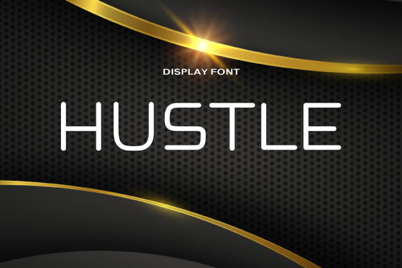 Hustle Display Font for Bold Digital Creativity