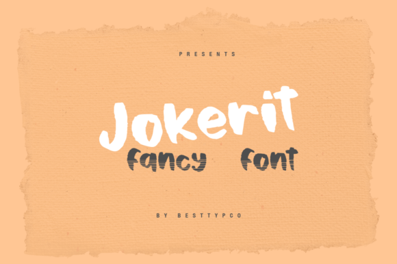 Jokerit Display Font for Kids-Themed Campaigns