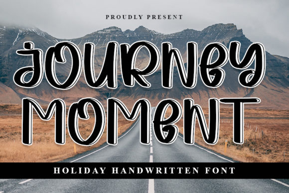 Journey Moment Font for Friendly Branding Projects