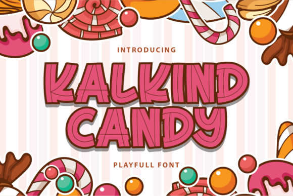 Kalkind Candy: The Perfect Bold Display Font for Your Brand