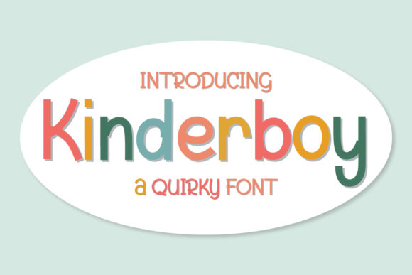 Kinderboy: A Playful Display Font for Creative Projects