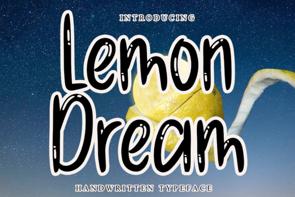 Lemon Dream Font for Playful and Professional Craft Projects
