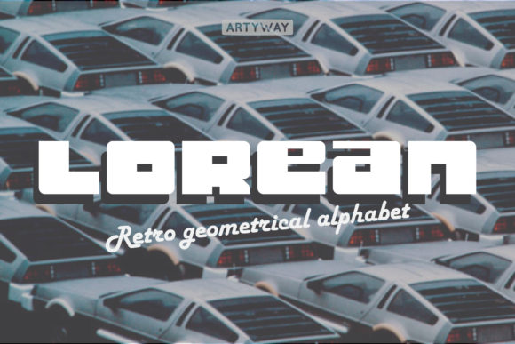 Lorean: A Bold Display Font for Eye-Catching Campaigns