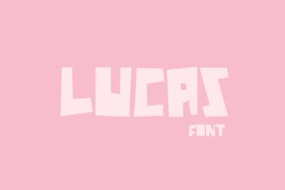 Lucas: The Quirky Display Font for Handmade Crafts
