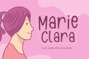 Marie Clara: A Whimsical Display Font for Editorial Design