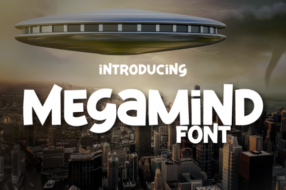 Megamind: A Futuristic Display Font for Bold Editorial Design