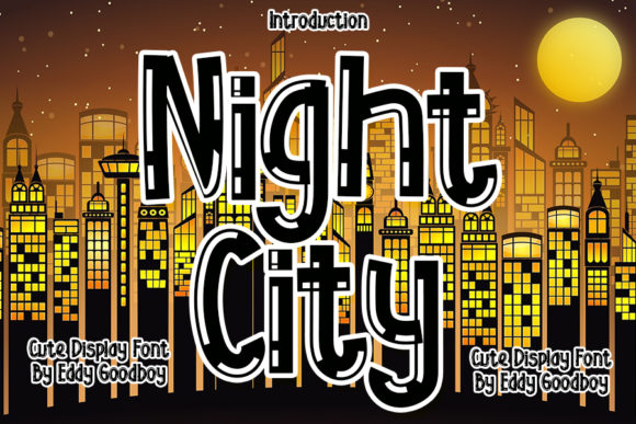 Night City Font for Bold and Trendy Design Projects