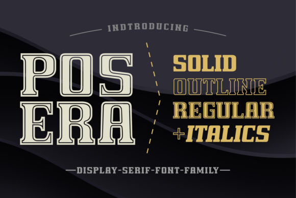 Pos Era: A Bold Display Font for Impactful Branding