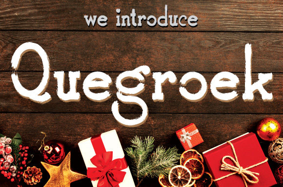 Quegroek Font for Modern Editorial Design