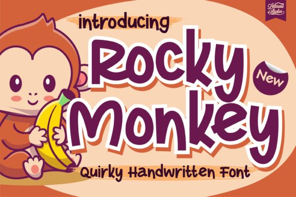 Rocky Monkey: A Playful Display Font for Creative Web Design
