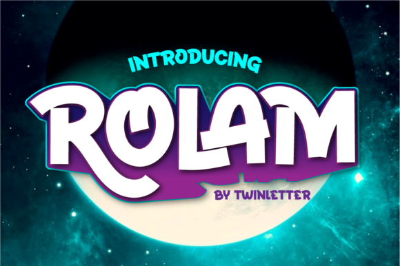 Rolam: A Bold Display Font for Vibrant Editorial Designs