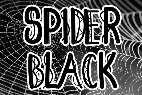Spider Black: A Bold Display Font for Impactful Branding