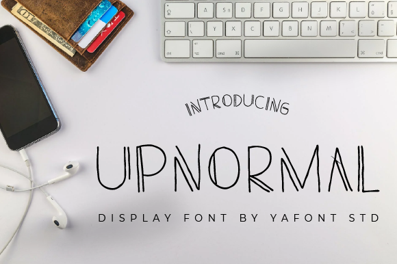 Upnormal: A Display Font for Modern Web Design